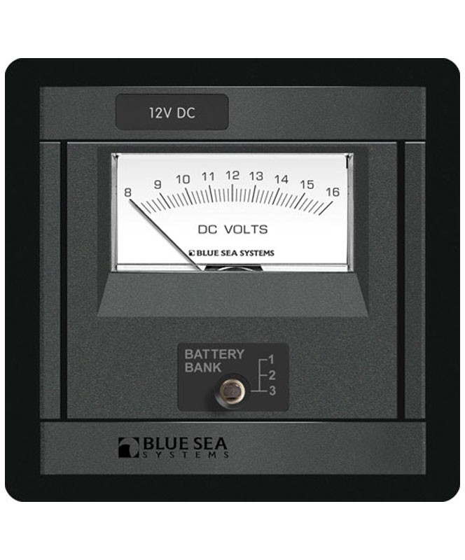 Blue Sea Systems 1473 DC Analog Voltmeter Panel