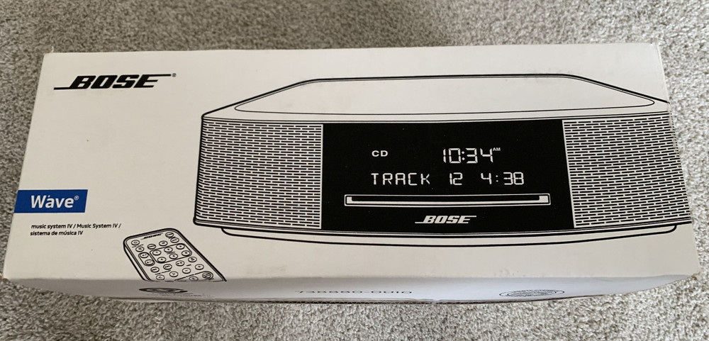 Bose Wave Music System IV | Complete In Box | Platinum Silver