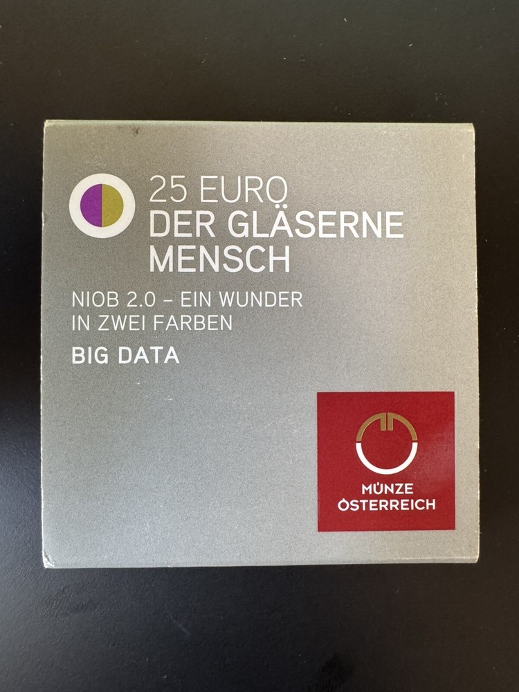 2020 Austria Silver/Niobium Big Data €25