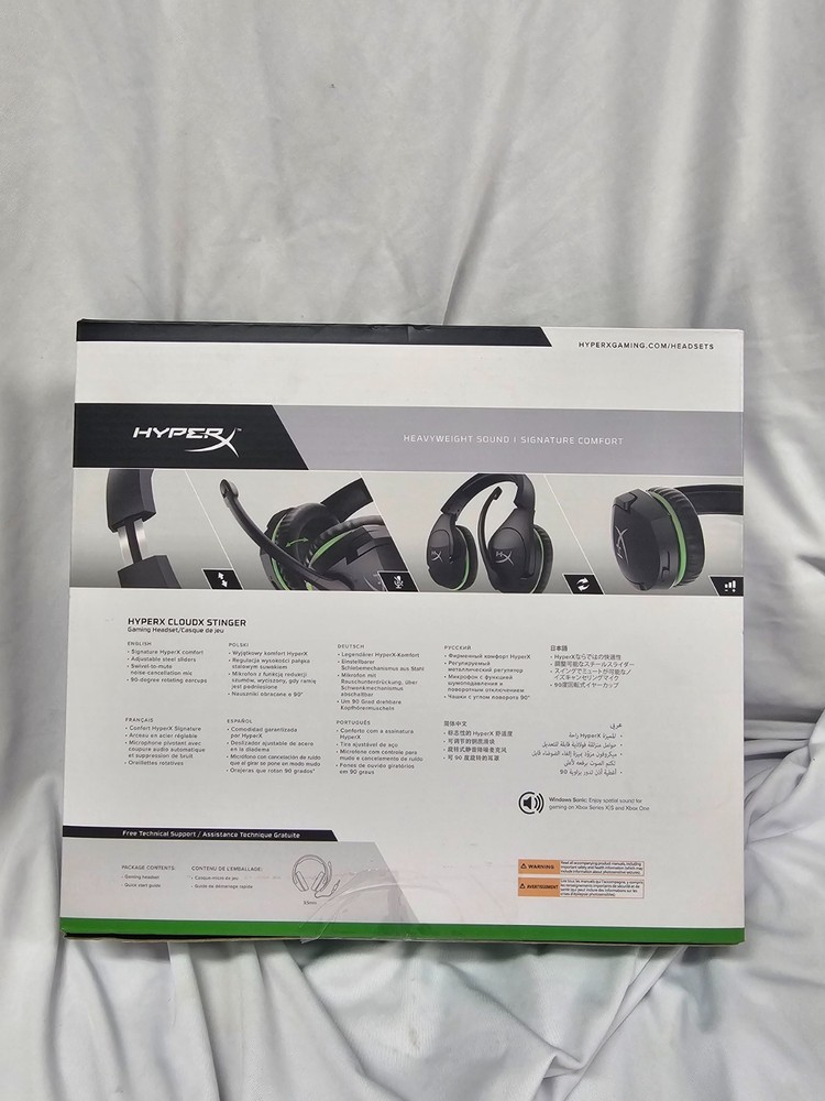 HyperX Cloud Stinger Core Console Gaming Headset - Black/Green (Xbox One)