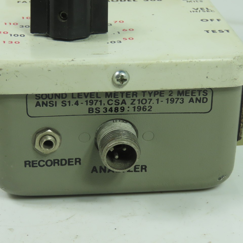 IRD Mechanalysis Model 308 Vibration Sound Level Meter