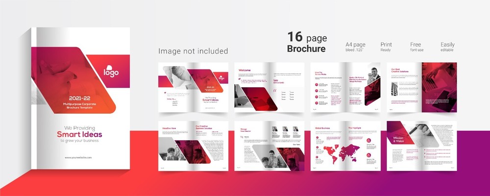 Professional Flyer Brochure 30+ Templates Multi-Layout Multi-Page Vectors