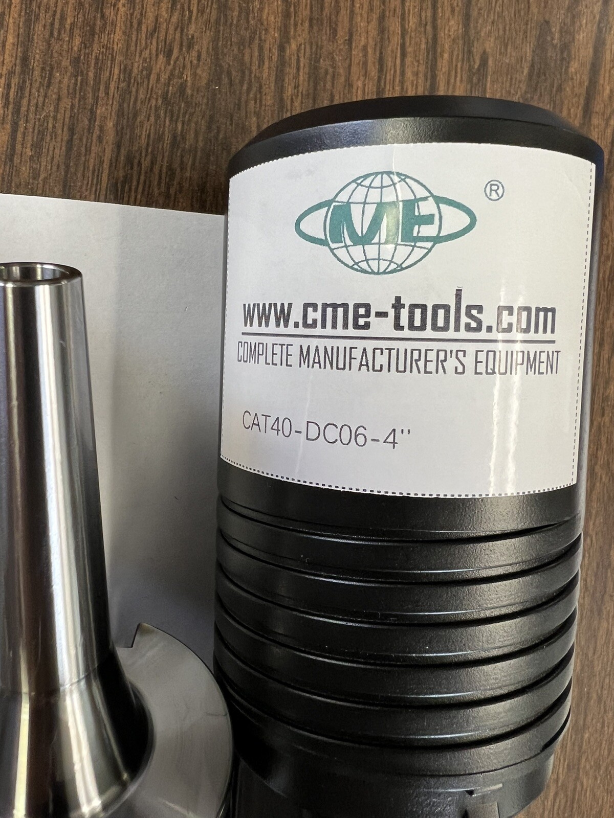 Slim Fit Collet Chuck CAT40-DC06-4" & 4 Metric Collets 3,4,5,6mm CAT40-DC06-4New