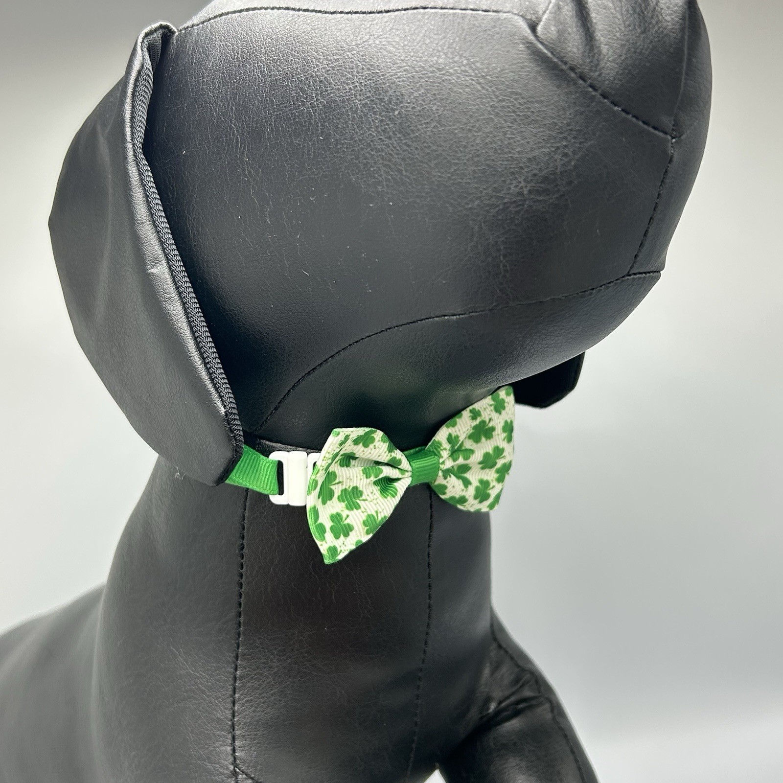 20Pcs Variety St. Patrick's Day Dog Necktie Bowtie Clover Lucky Pet Grooming