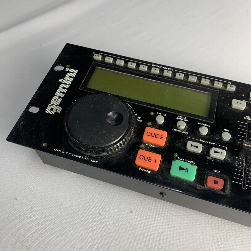 Gemini CD-340 Anti-Shock Buffer Memory Professional Dual CD player