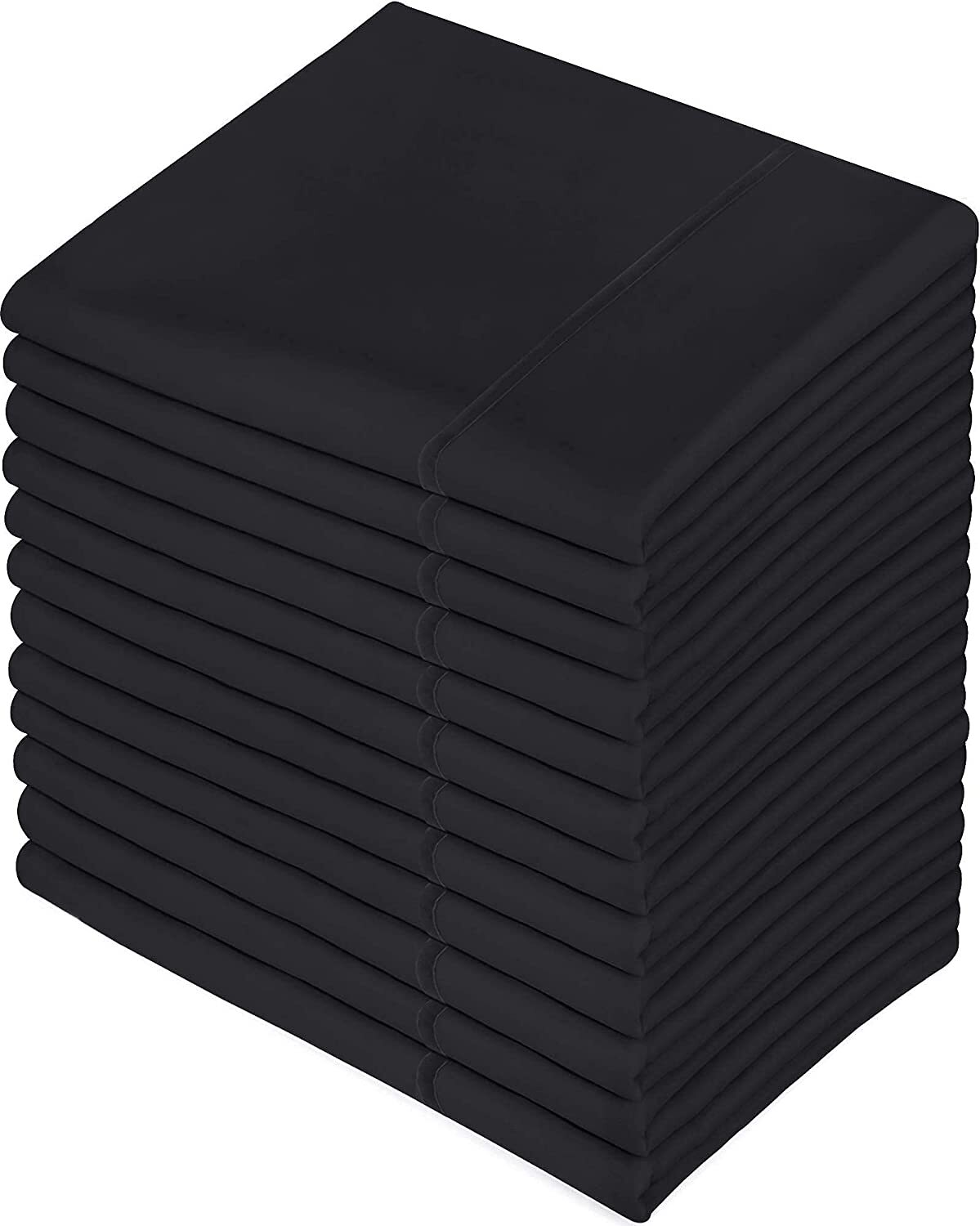 Pillowcases 12 Pack King ,Queen Pillowcase Set Microfiber Fabric Utopia Bedding