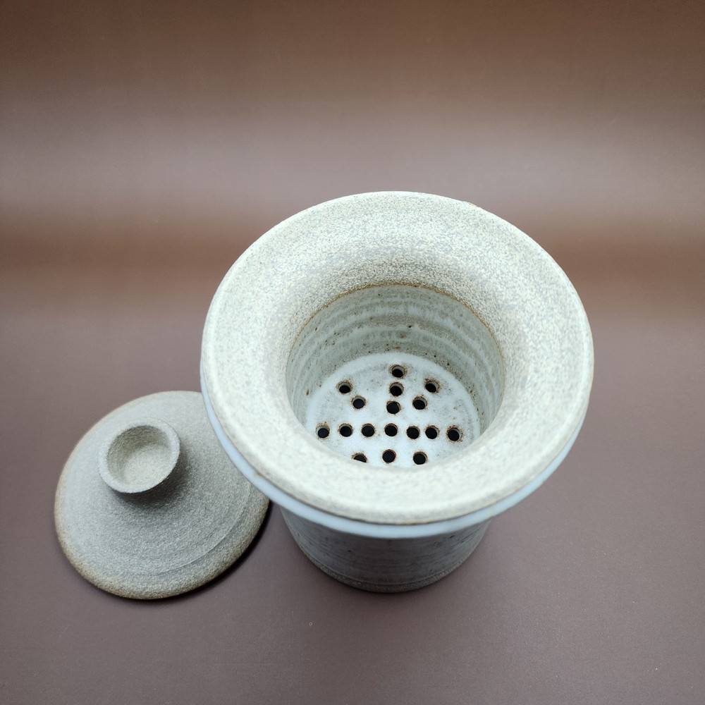 Baker Potter Matte Ceramic 3 Piece Tea Brewer Set
