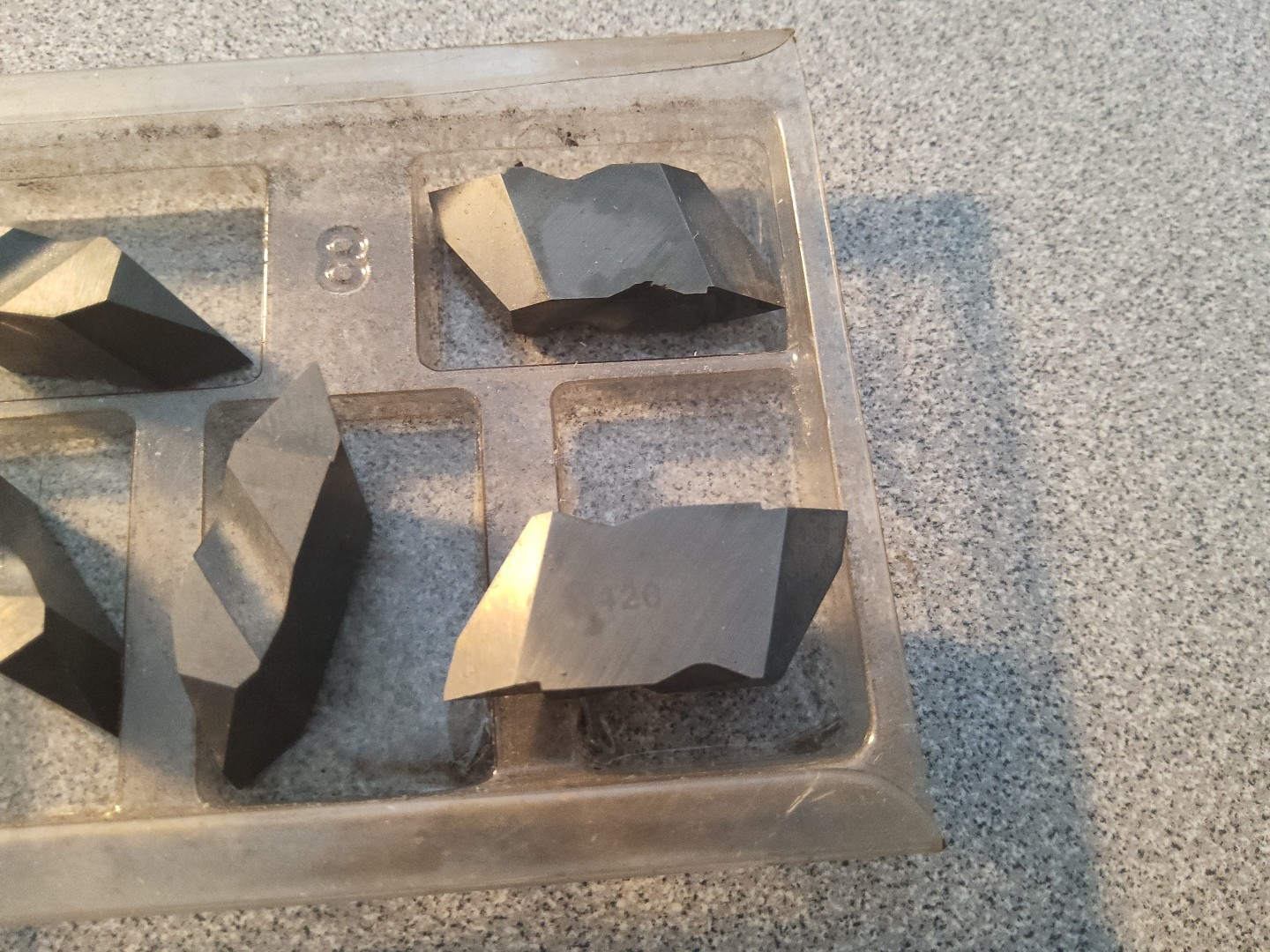 KENNAMETAL NTP 4L THREADING INSERTS K420 GRADE 5 INSERTS