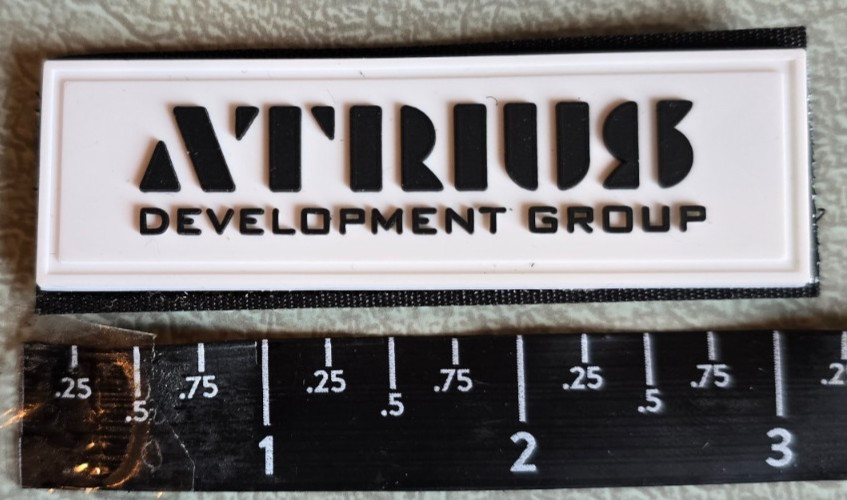 Atrius Development Group Super Reset Selector PVC Hook Loop Patch Shot Show