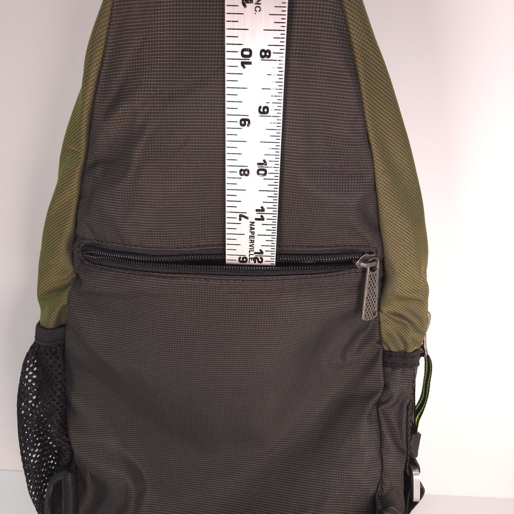 Vanlison Performance Crossbody Sling Daypack Multiple Compartments OD Green