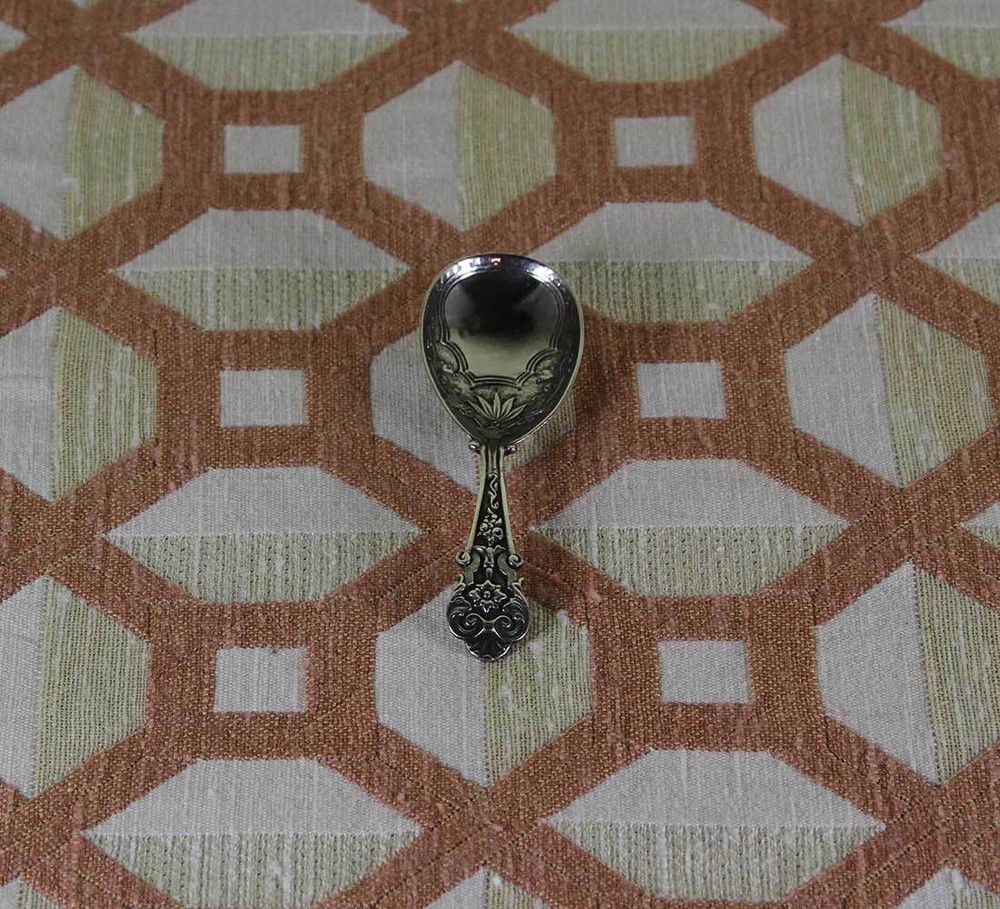 Sterling Silver Baby Spoon, Chased
