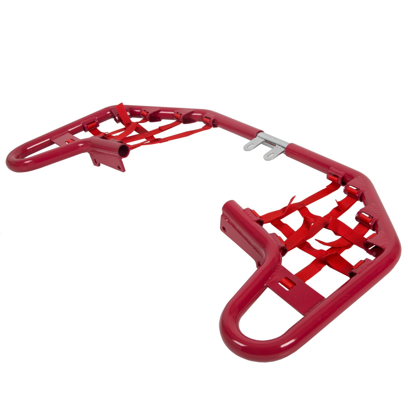 For Yamaha Warrior 350 YFM350X 1990-2004 Aluminum Nerf Bars Red bar Red nets