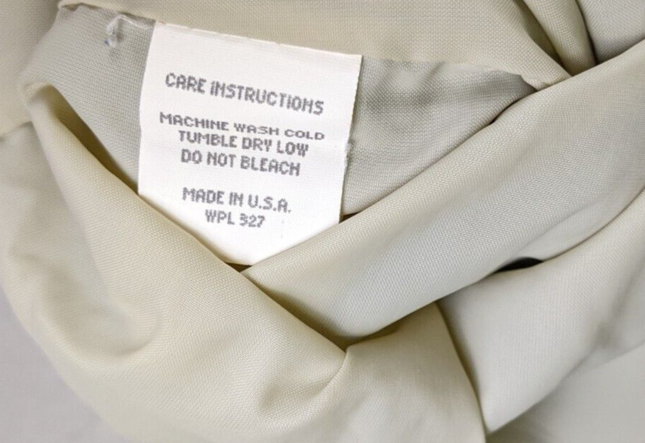JACK NICKLAUS Men's Golf Windbreaker Jacket Size L Beige Black Striped Pullover