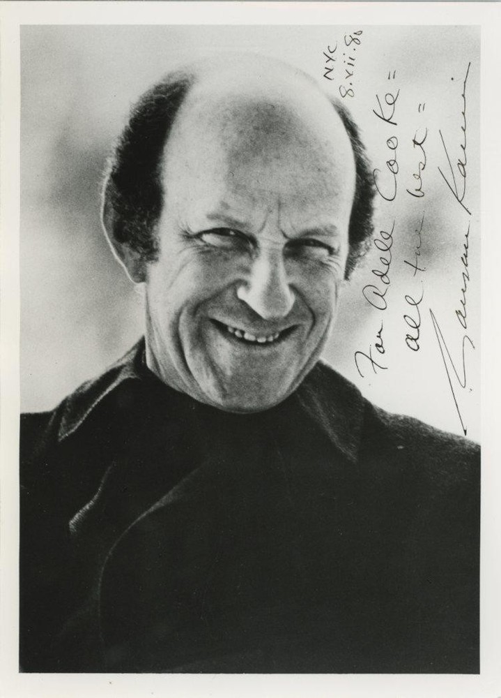 Garson Kanin- Signed Photograph