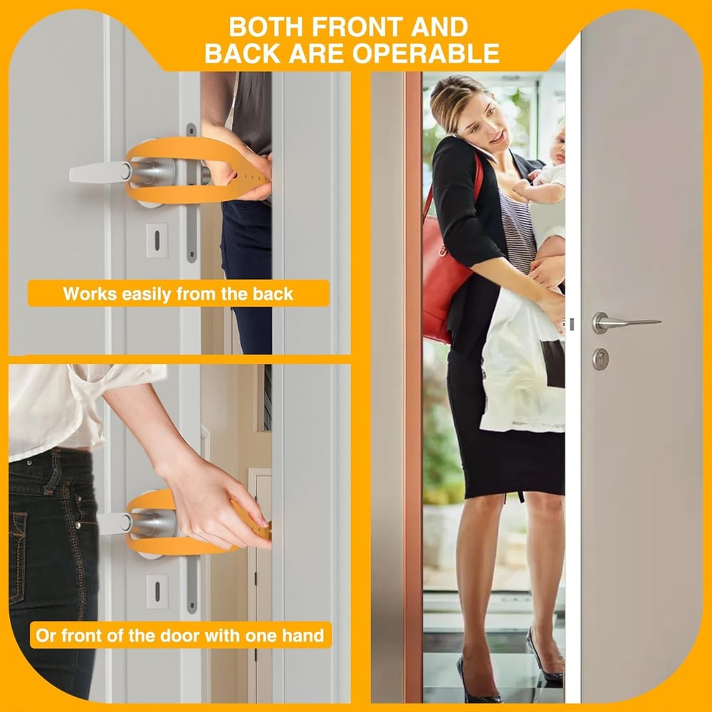 2Pcs Adjustable Cat Door Holder Latch Strap for Cats Easy Install