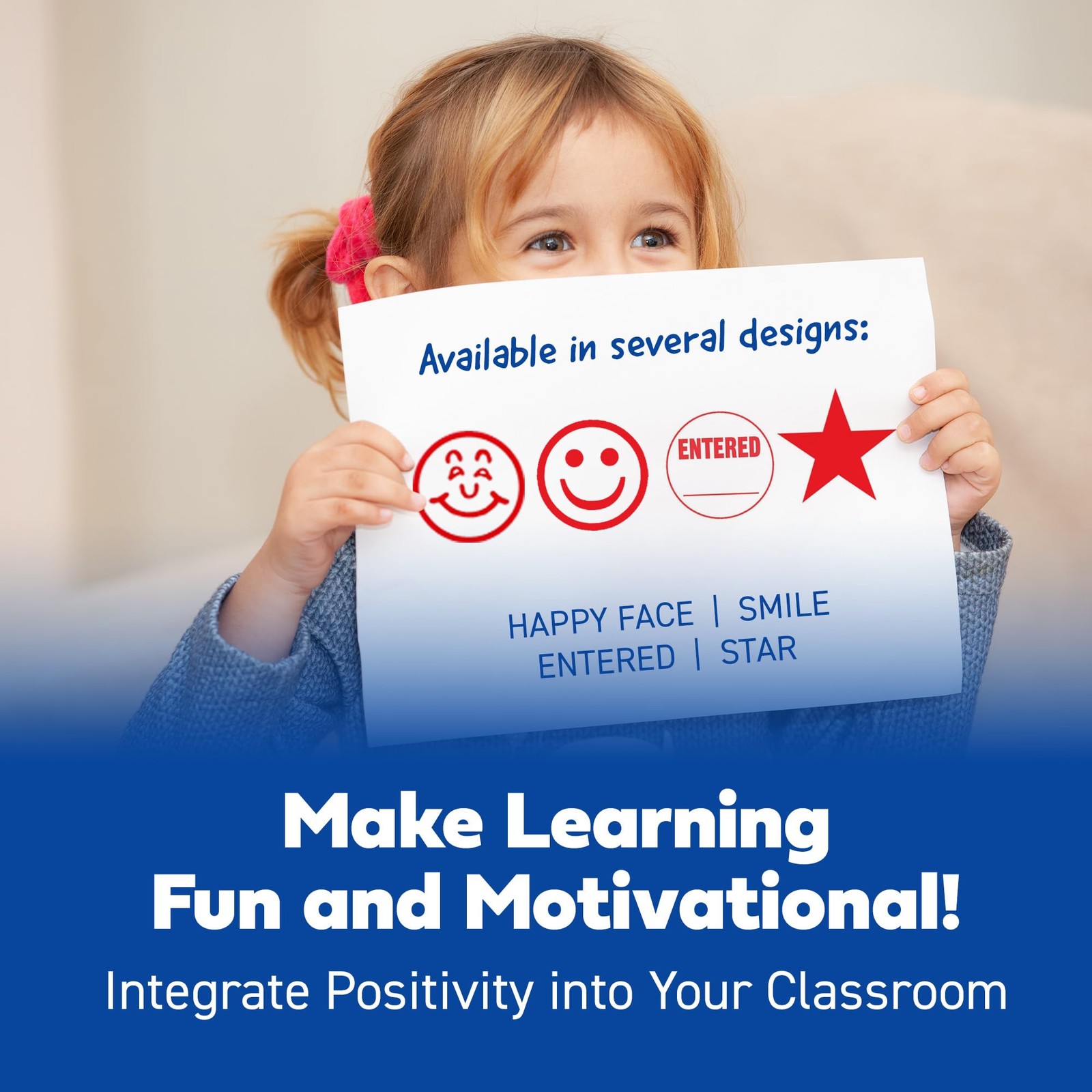 Shachihata R One-Color Specialty Stamp, Round, Entered, Red 11418