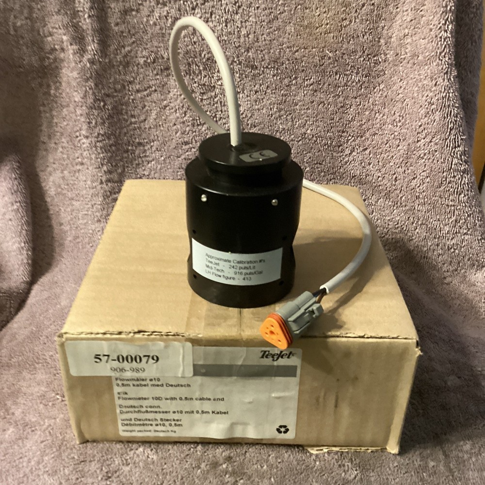 TeeJet Flowmeter…906-989…series D….NEW 🇺🇸