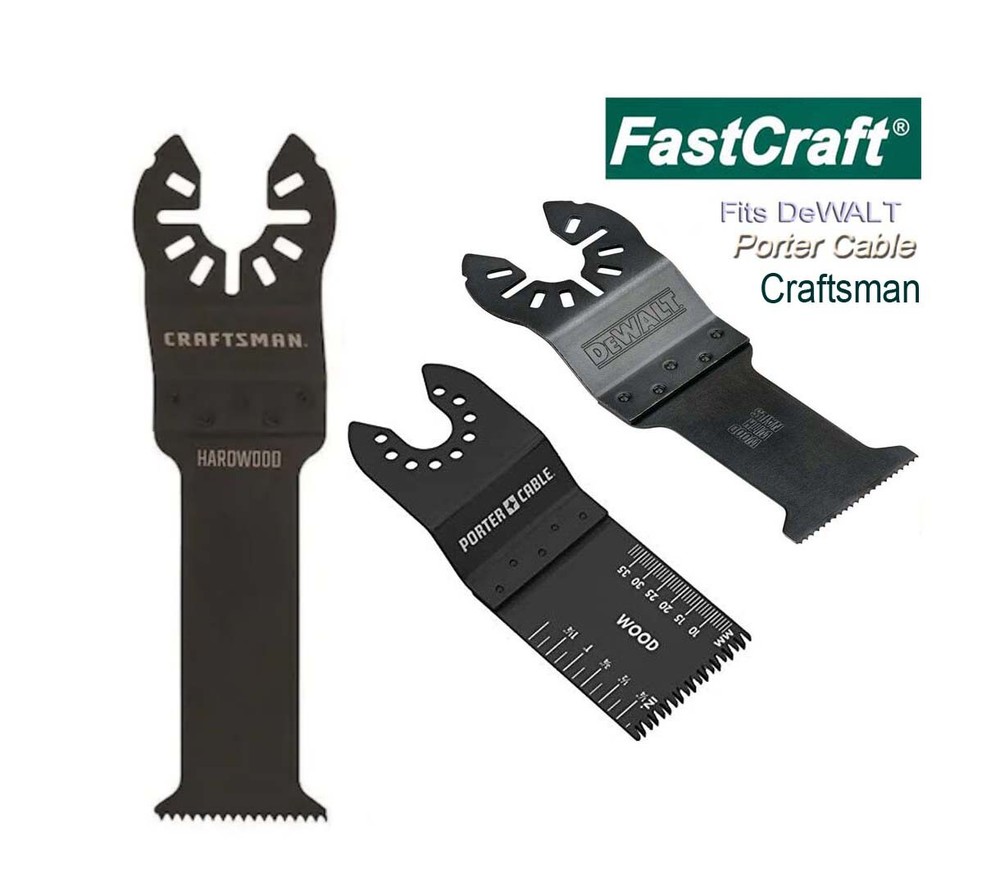 FastCraft Oscillating Multi Tool GUARANTEED POWER + 3 Oscillating Saw Blades