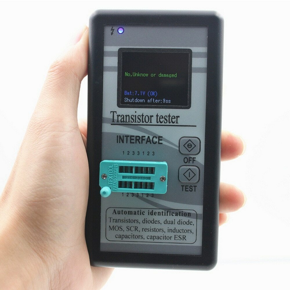 M328 Transistor Tester Diode Triode Capacitance Meter LCR ESR Meter Inductance