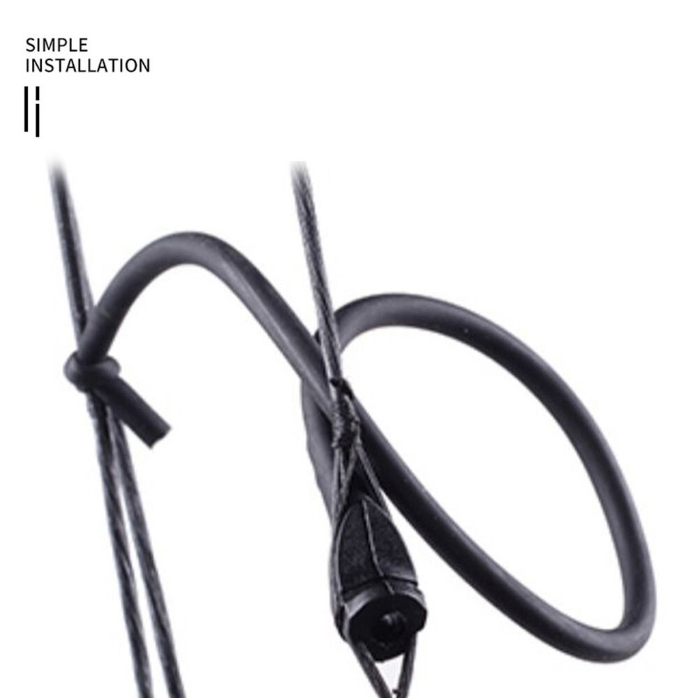 High Strength Rubber Compound Bow Sight Black Color Lightweight Design