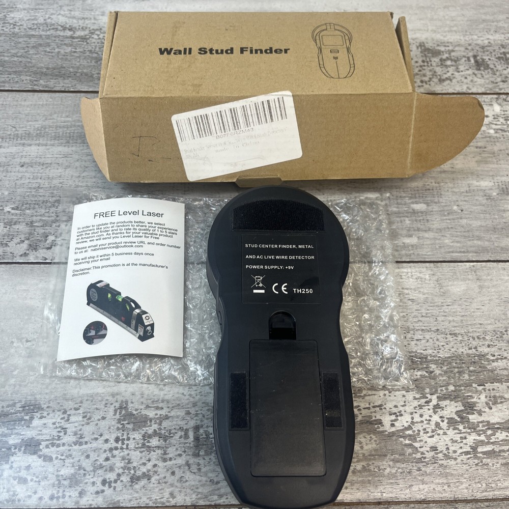 Nabini TH250 Wall Stud Finder Multi Function Sensor Wl Scanner