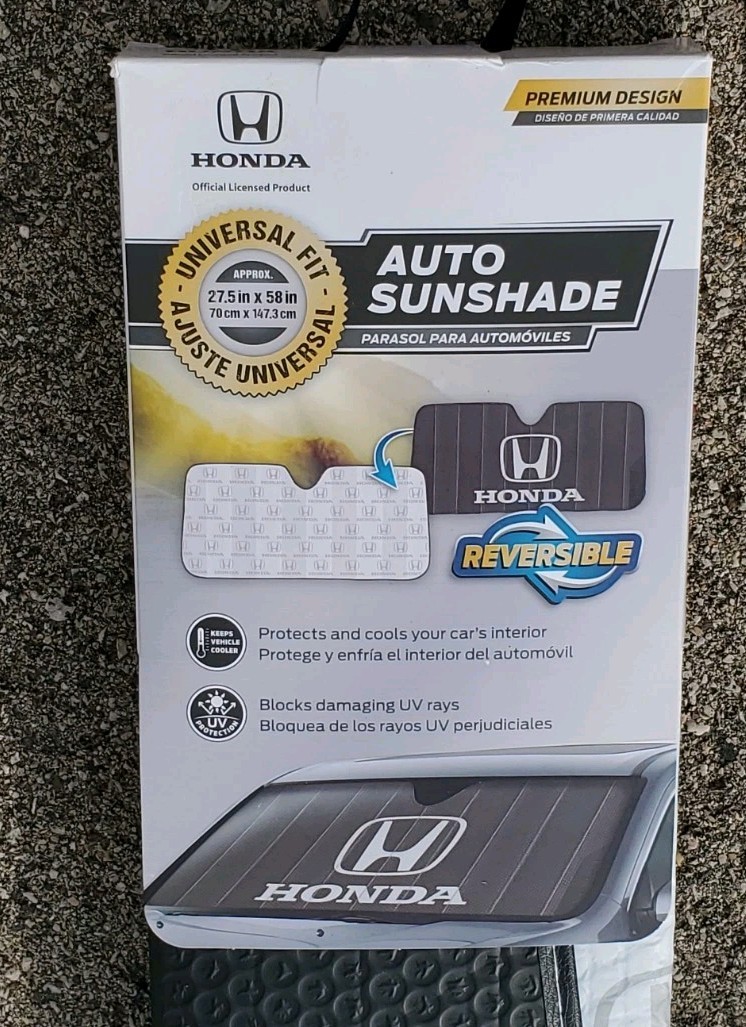 Honda Windshield Sun Shade Black Foldable Accordion Sunshade NEW *FREE SHIPPING*