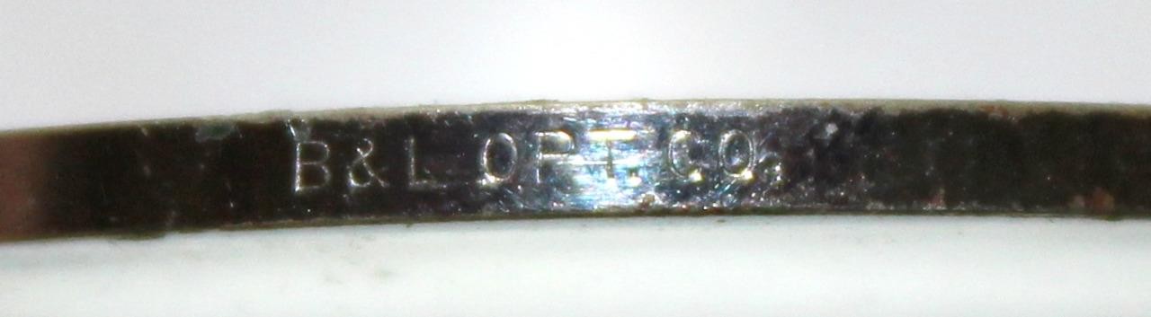 c.1920s Bausch & Lomb Folding Pocket Magnifier with Original Marked B&L Case