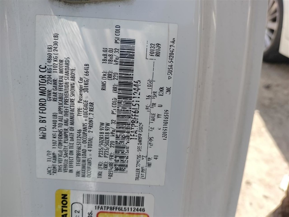CONTROL PANEL OEM 19-23 FORD MUSTANG 1YR WRNTY
