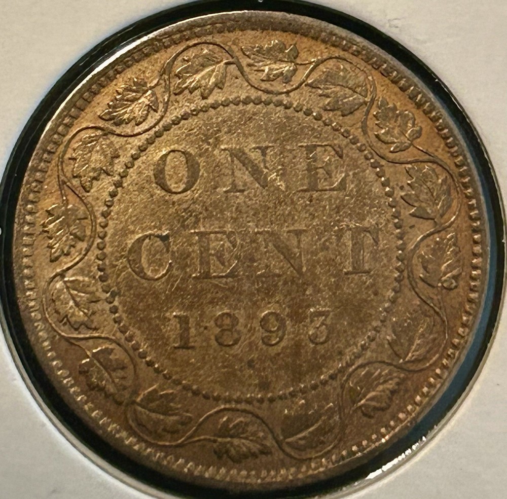 1893 Canada Victoria Large Cent