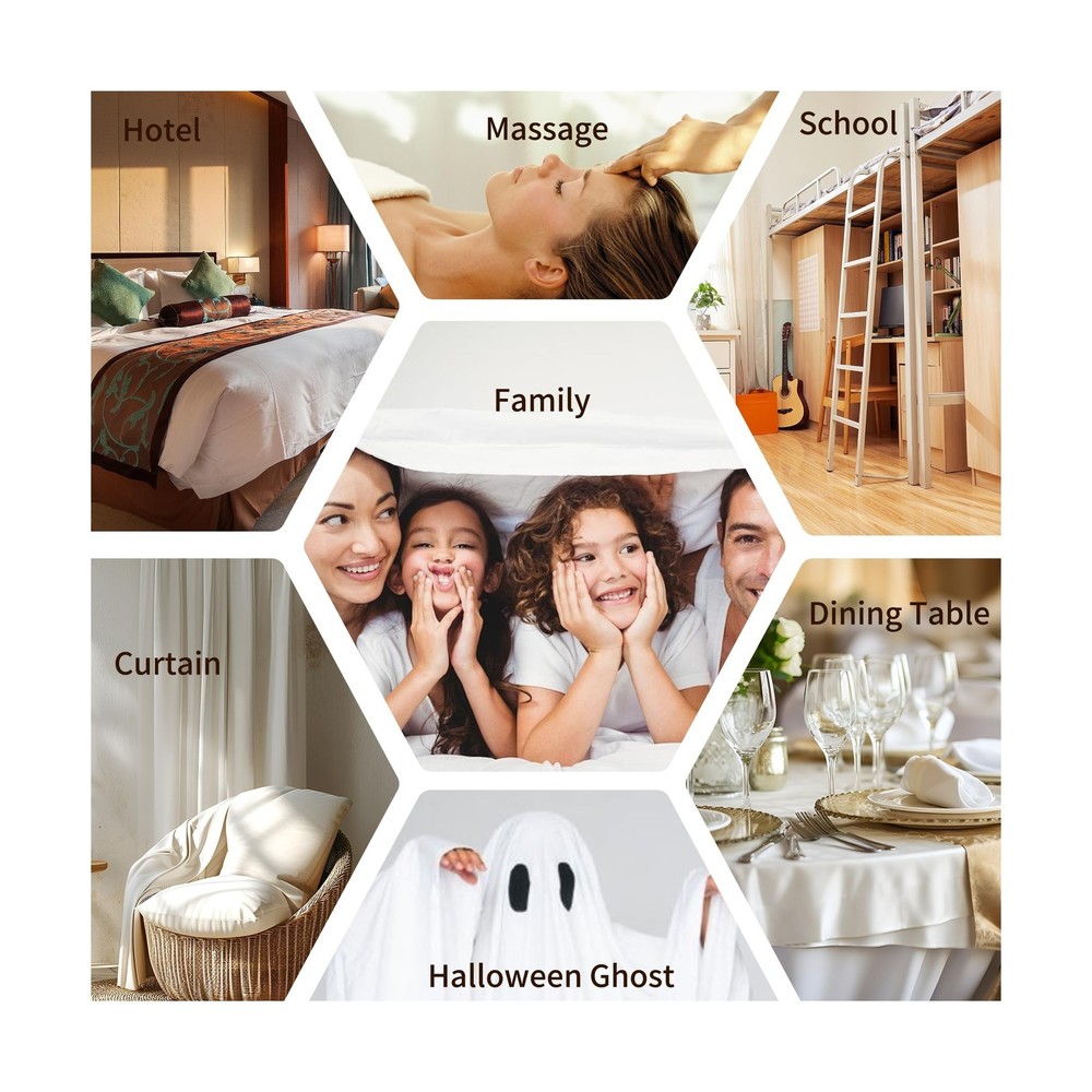 Bulk Full Flat Sheets Only, White 24 Pack Quick Sort Top Bed Sheet, Color-Cod...