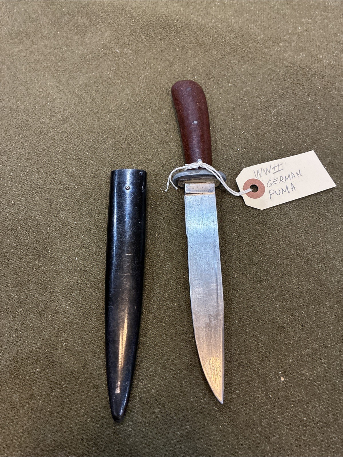 WW2 GERMAN TRENCH KNIFE PUMA