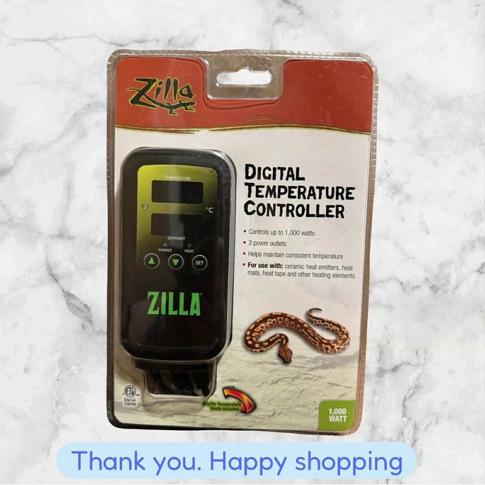Zilla Digital Termperature Controller For Terrarium- 1000 Watt NEW SHIPPING