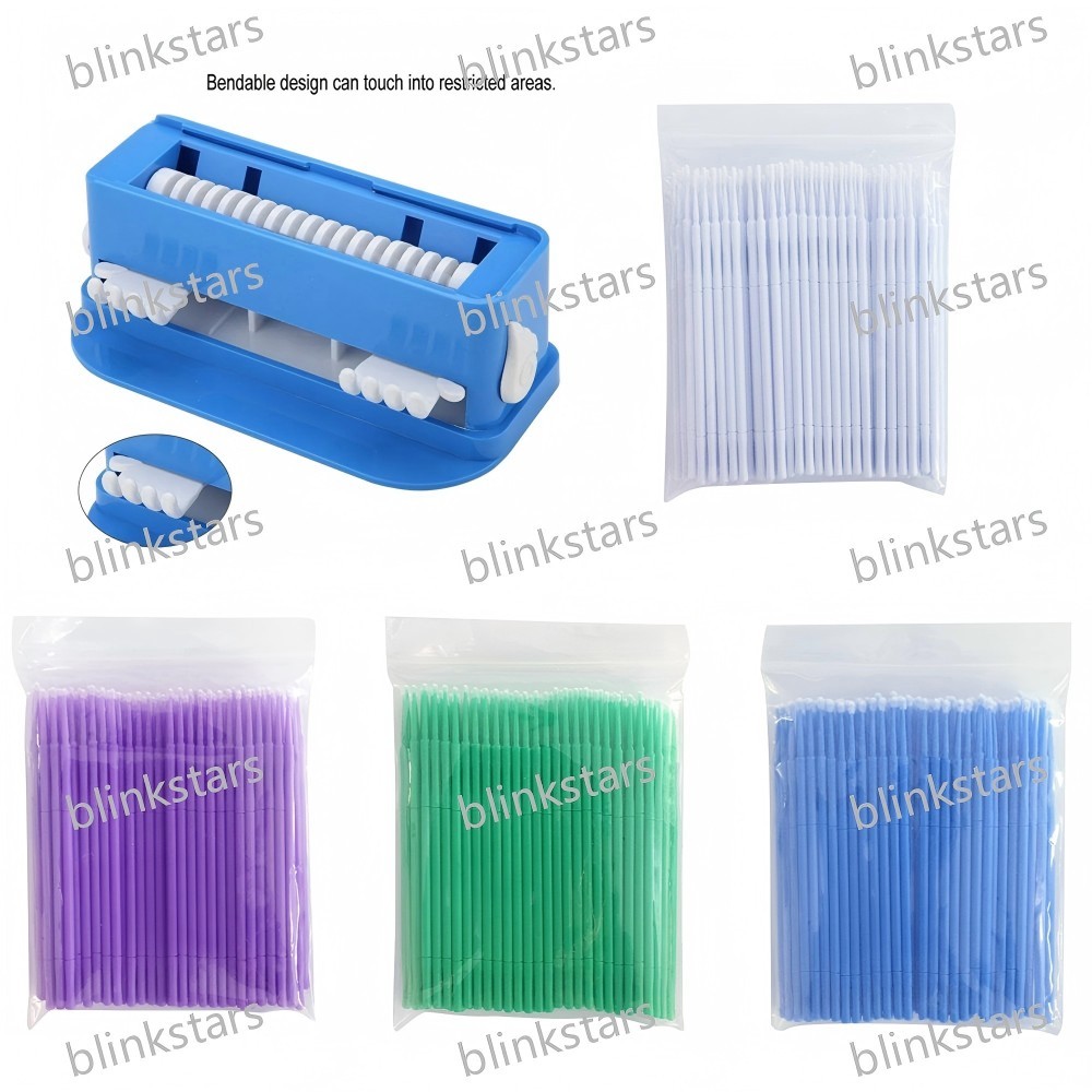 Dental Disposable Micro Brush Applicator / Plastic Dispenser Holder Container