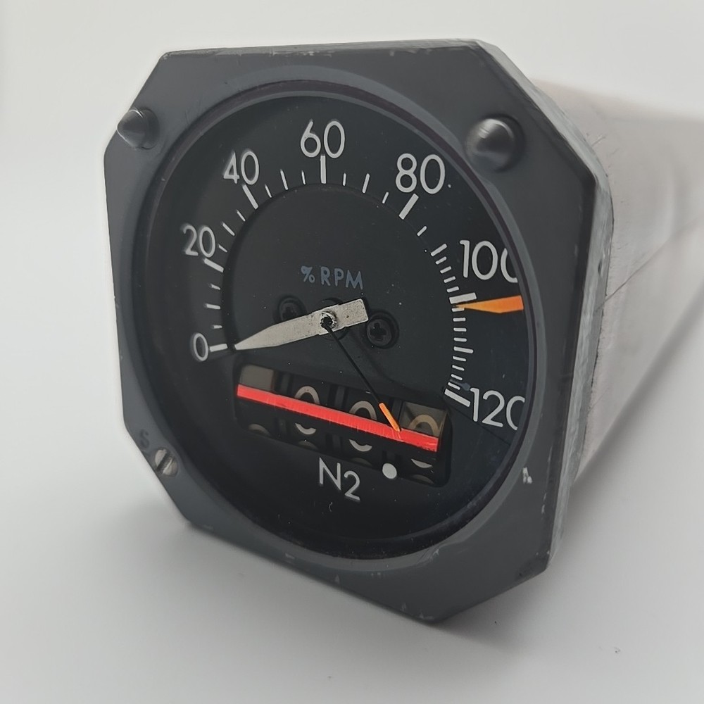 Engine Core Speed N2 Indicator Instrument #8DJ176LZF2 General Electric OEM