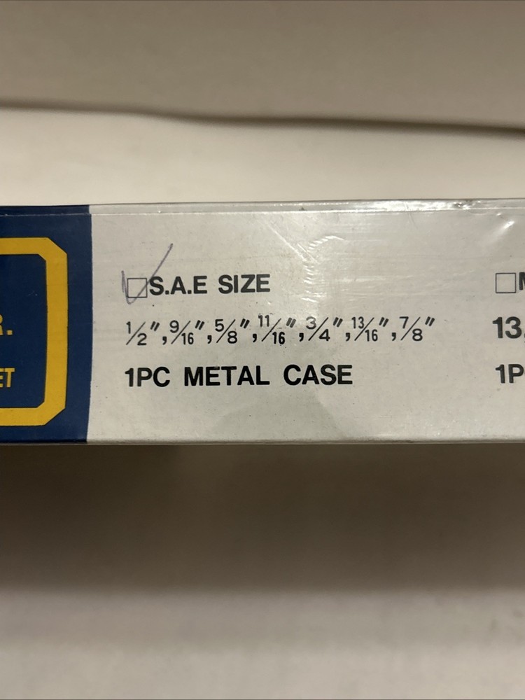 Wisdom Tools USA, 8 PC Deep Universal Impact 1/2” DR SAE Socket Set,