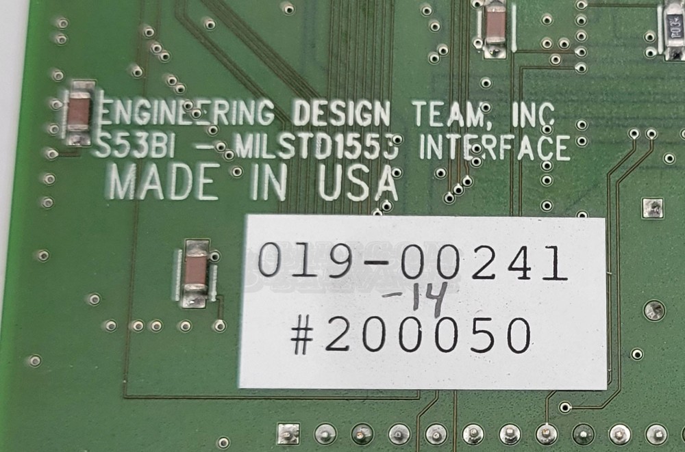 EDT S53BI Sun MIL-STD-1553 SBus Serial Interface