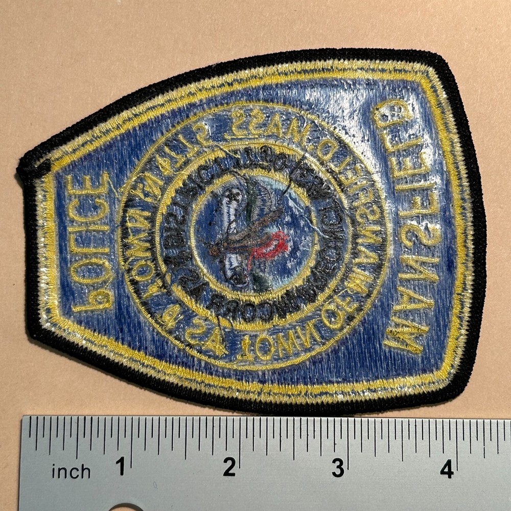 Mansfield Massachusetts Police Patch