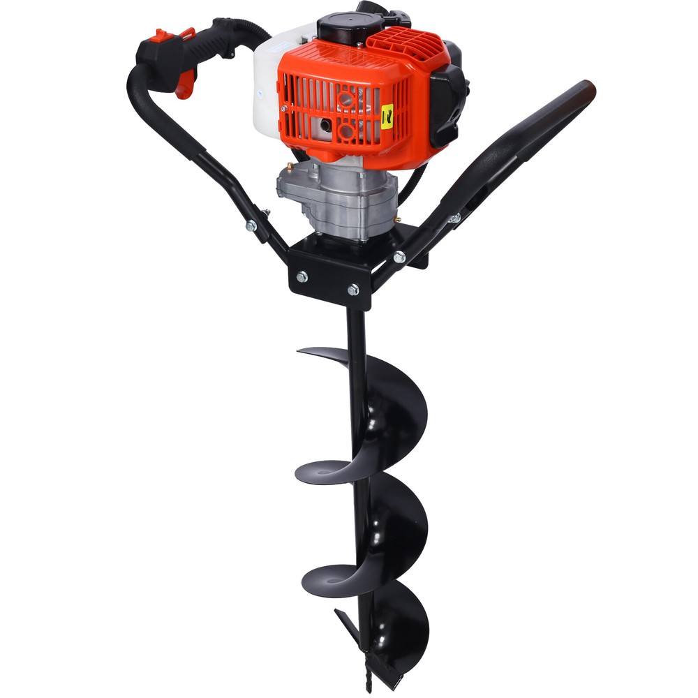 V 52CC 2-stroke petrol post-hole digger Single auger EPA machine