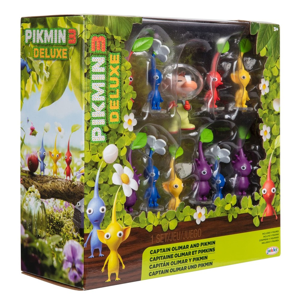 Nintendo Captain Olimar & Pikmin Set – Includes 11 Figures