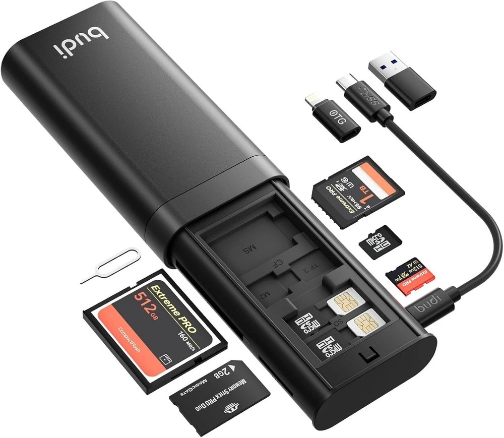 Fast Data Transfer Card Reader for Smartphones