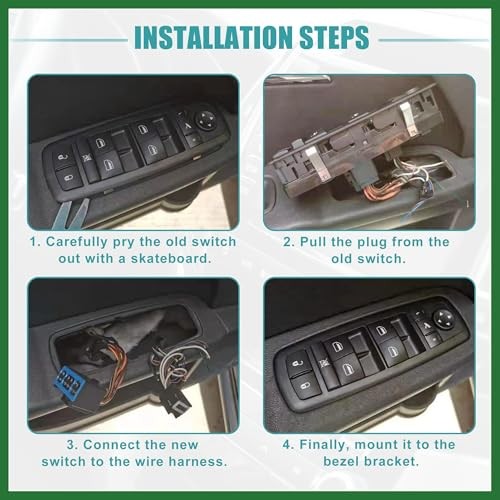 Front Left Driver Side Power Window Switch Fit for Mazda 2 M2 2007-2013