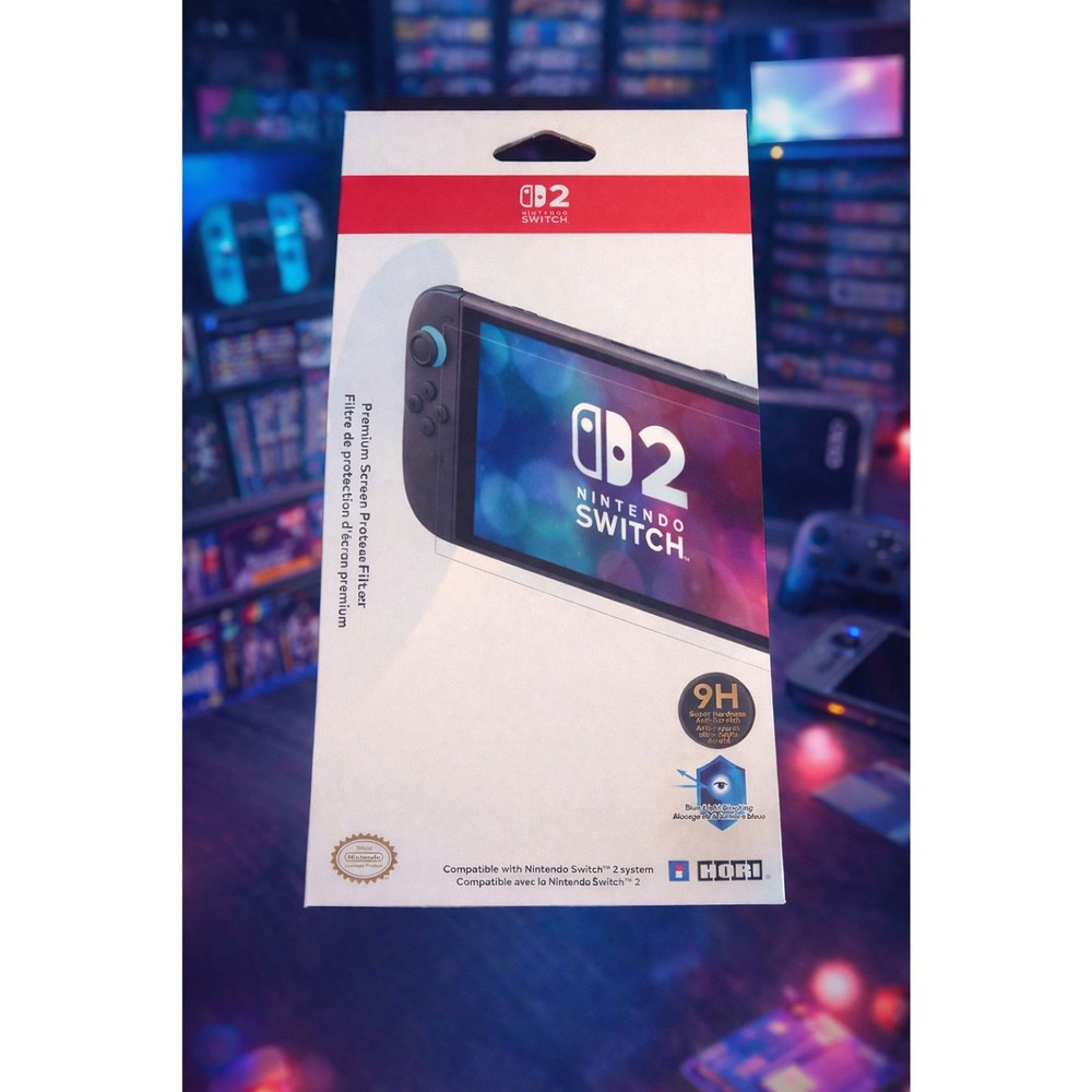 HORI Premium Screen Protector Filter Nintendo Switch 2 9H Blue Light BlockingNEW