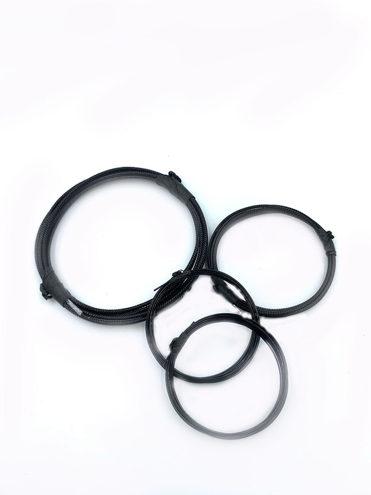 Tsugaru Shamisen String Set Black First thread:Silk Second:Tetoron Third:Nylon