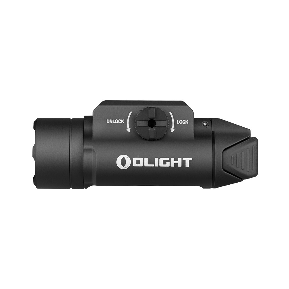 Olight PL-3R Valkyrie Rechargeable Rail Mounted Tactical Light, Black, 1500 Lume