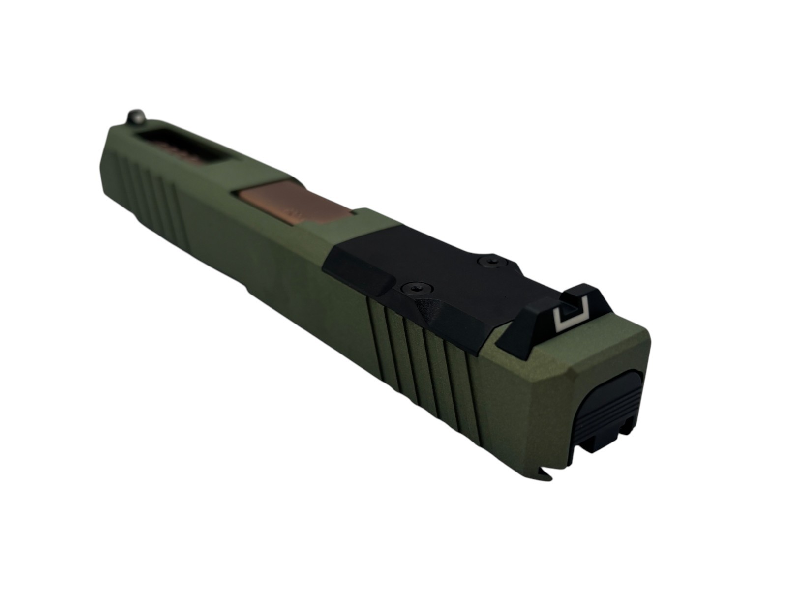 Turbo For G17 custom Slide Gen3NEW Cerakote Crocodile Complete W/ Copper Ported