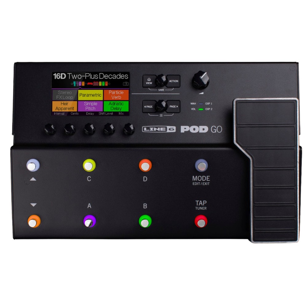 Line 6 POD Go Multi-Effects Processor, Black