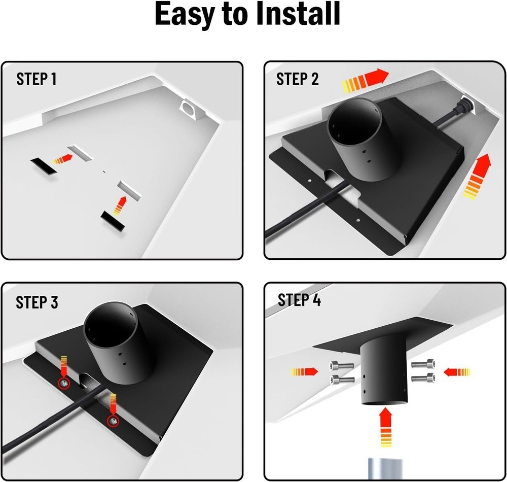 Multi-Functional Starlink V3 Pipe Adapter - Precision Engineered for Stability