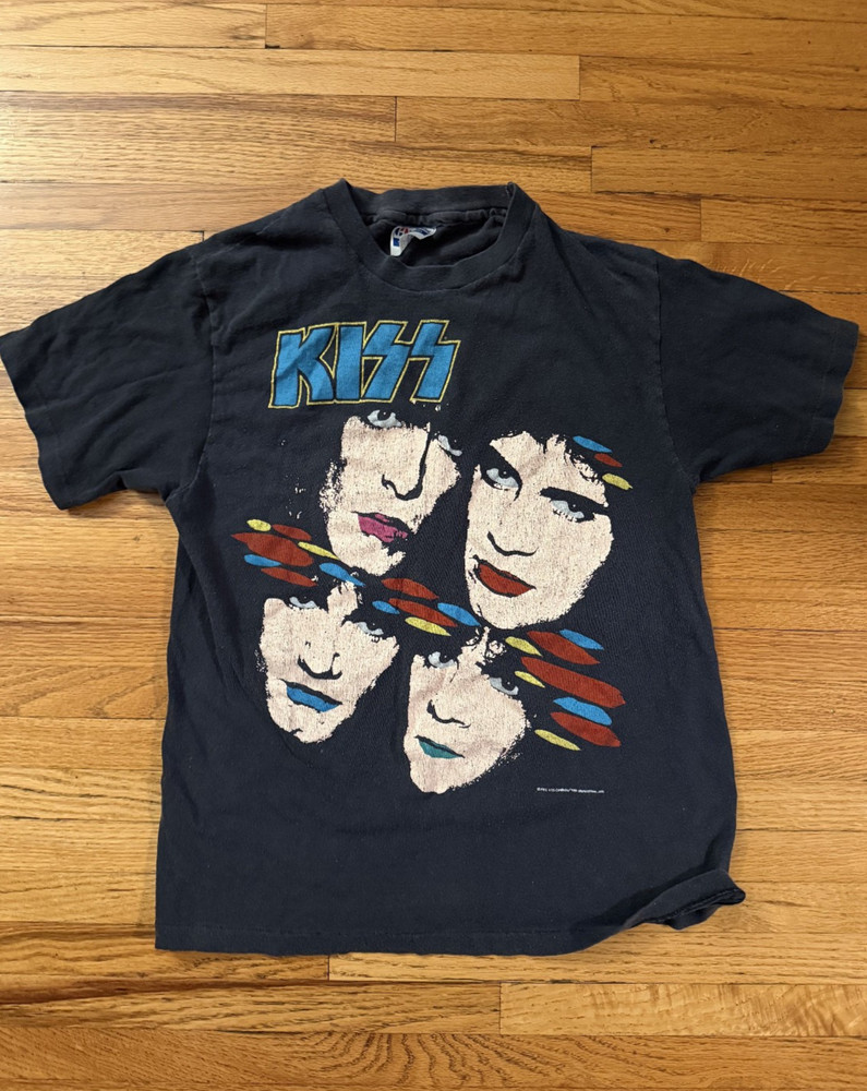 Vintage KISS “Asylum” World Tour 1985-‘86 Original 80s Concert T-Shirt SMALL