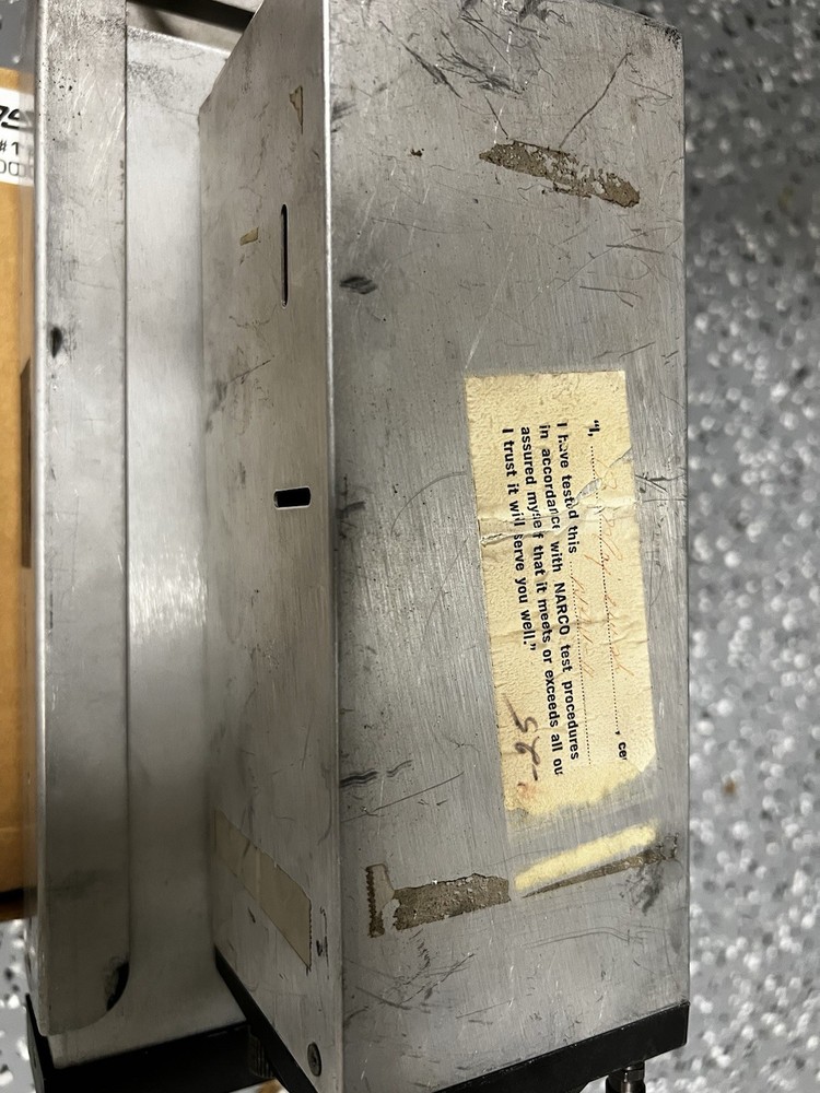 NARCO NAV-11 VOR Indicator Working