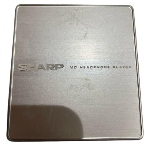 Sharp MD-ST600 Silver MDLP Minidisc Player Player Only Good